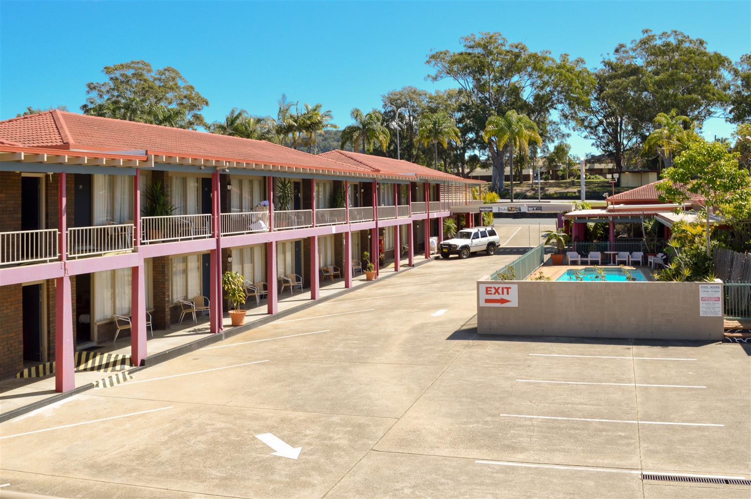 Zebra Motel Coffs Harbour Eksteriør billede